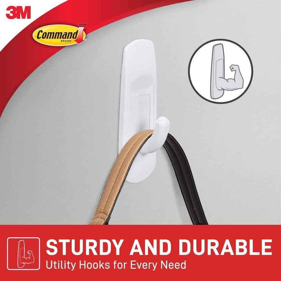 Command Wall Hook | Medium Size, Capacity | 1.3Kg