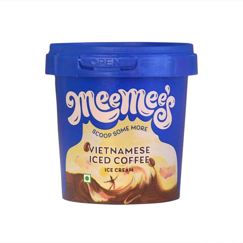 Meemee's Vietnameses Iced Coffee - Ice Cream Tub