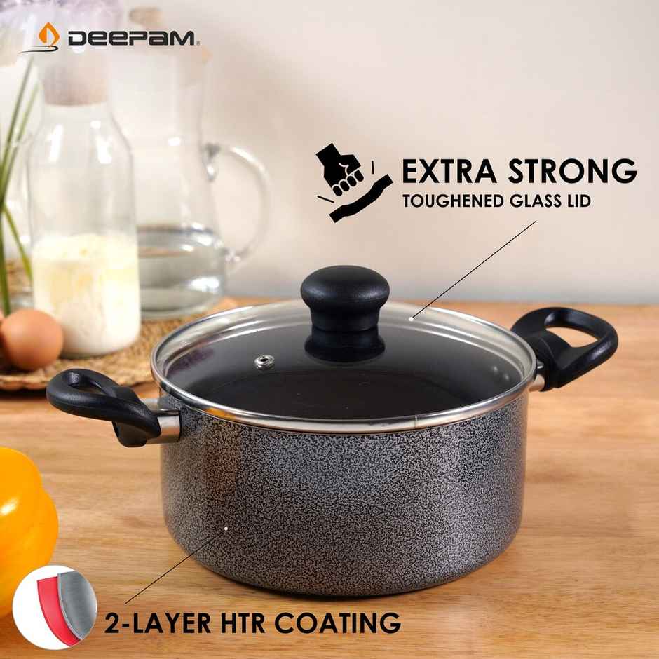 Deepam DeluxeCasserole 215 + 235 + 255 Set of 3 pcs