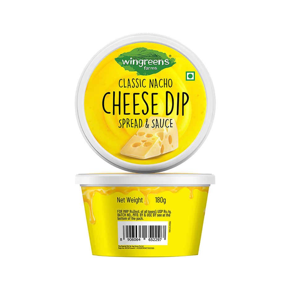 Wingreens Farms Classic Nacho Cheese Dip | Nachos Dip | Cheese Spread