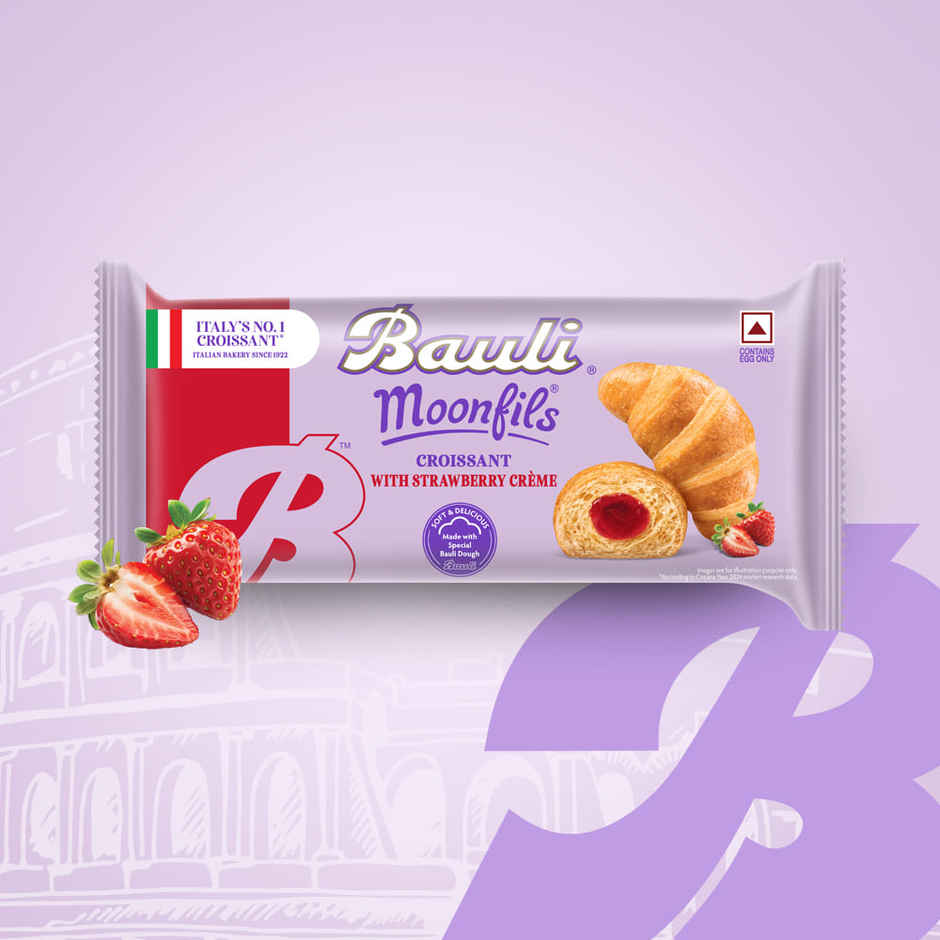 Bauli Moonfils Croissants Strawberry (Egg) Combo