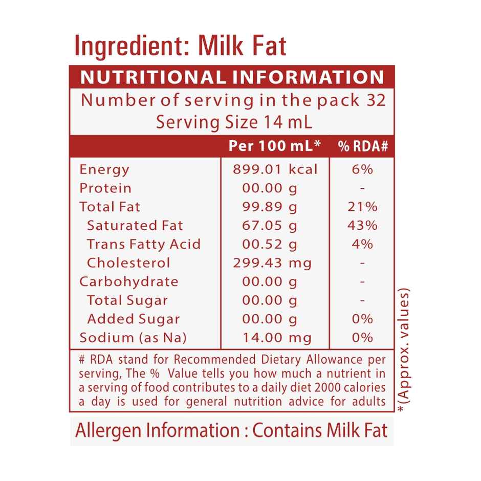 Namaste India Desi Ghee Tetra Pack