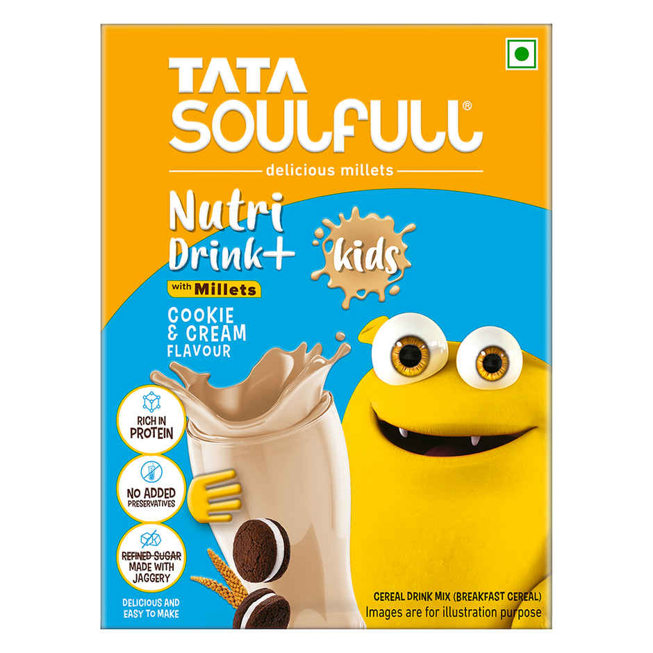 Tata Soulfull Nutri Drink With Millets Chocolate Brownie Flavour For Kids