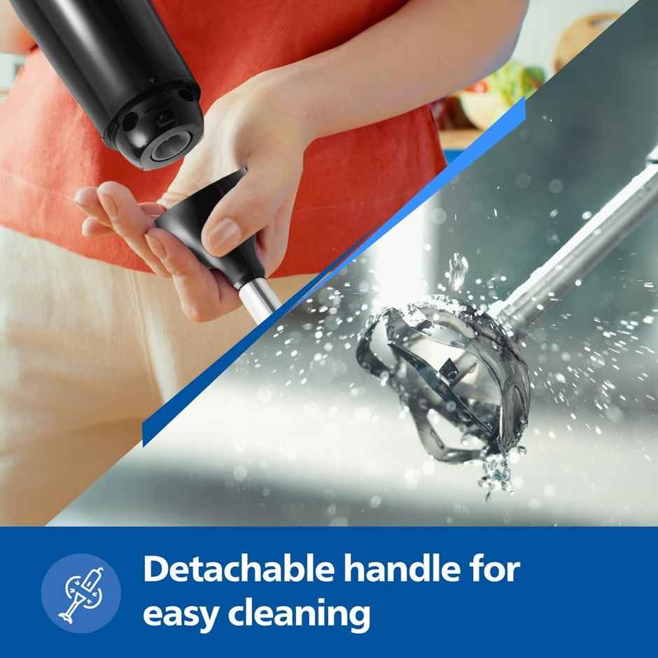 Philips HL1681 Hand Blender 300W with Steel Arm Easy Operation