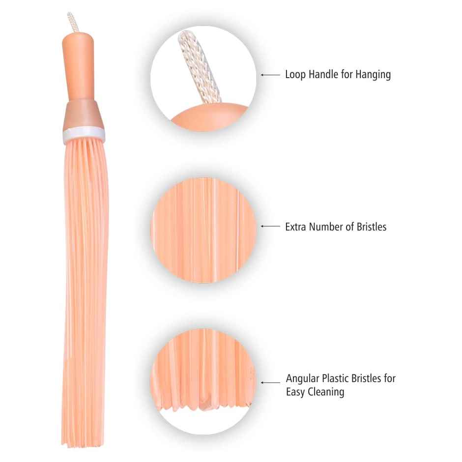 Hic Plastic Broom (Colour May Vary)