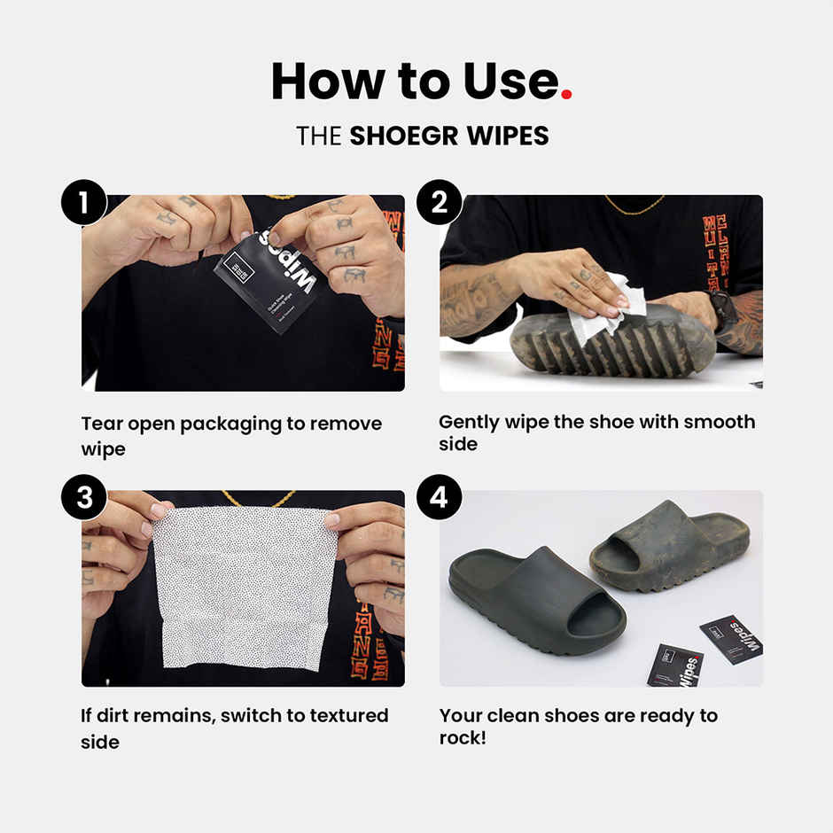 SHOEGR Shoe Cleaning Wipes