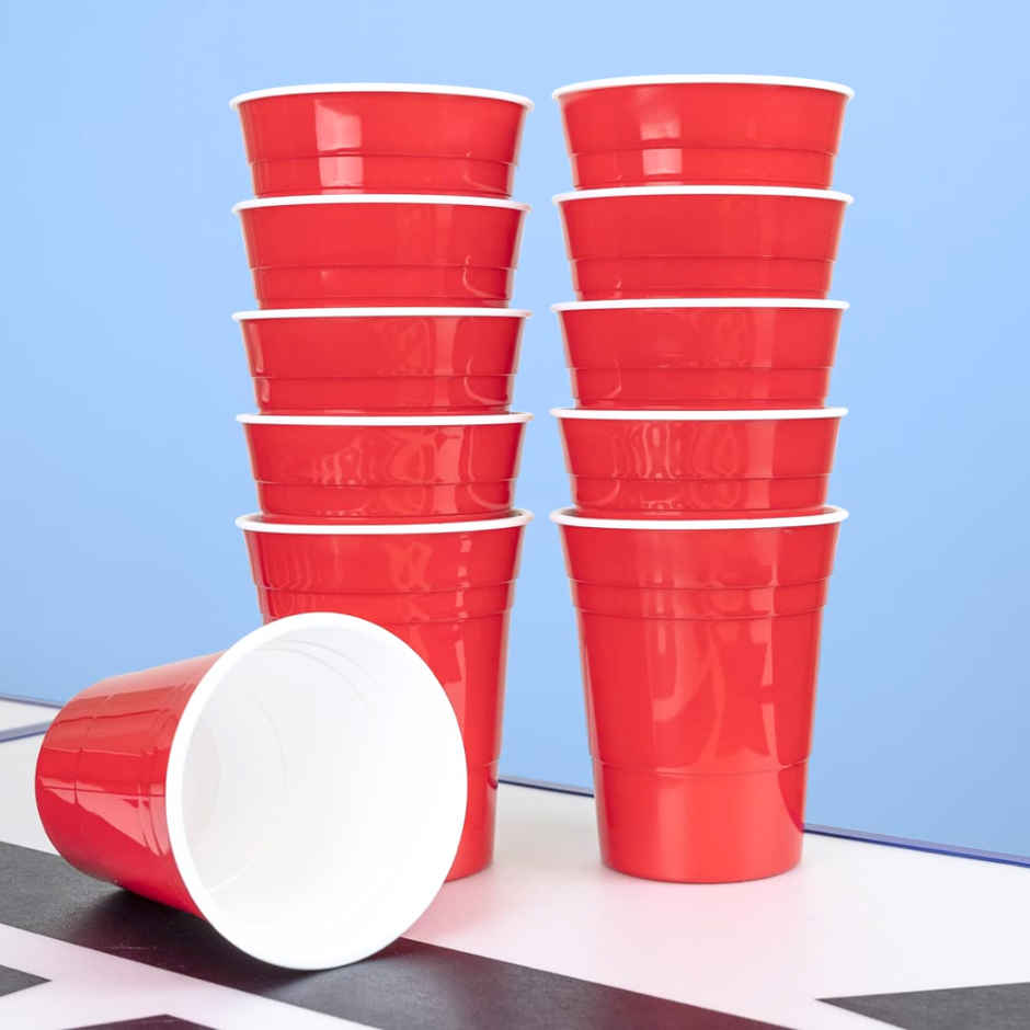 Beer Pong Glasses | Pack | Assorted Colors | Se7en