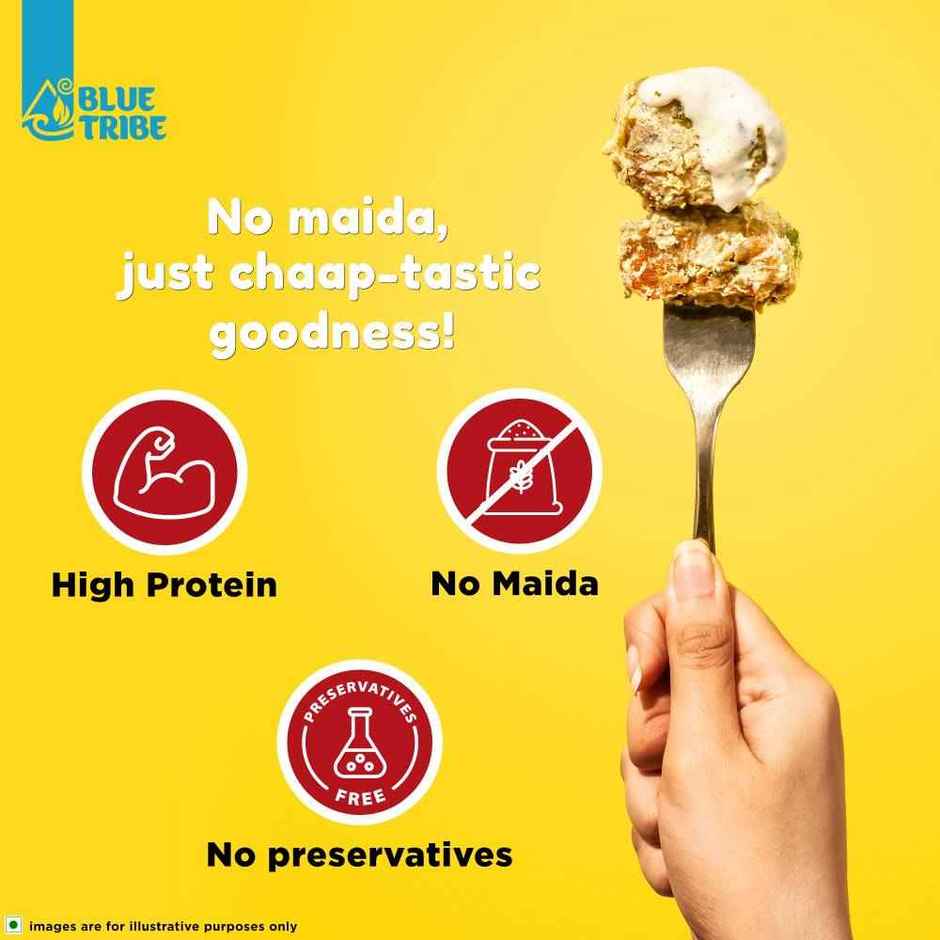 Blue Tribe Foods Ready To Eat Afghani Soya Chaap