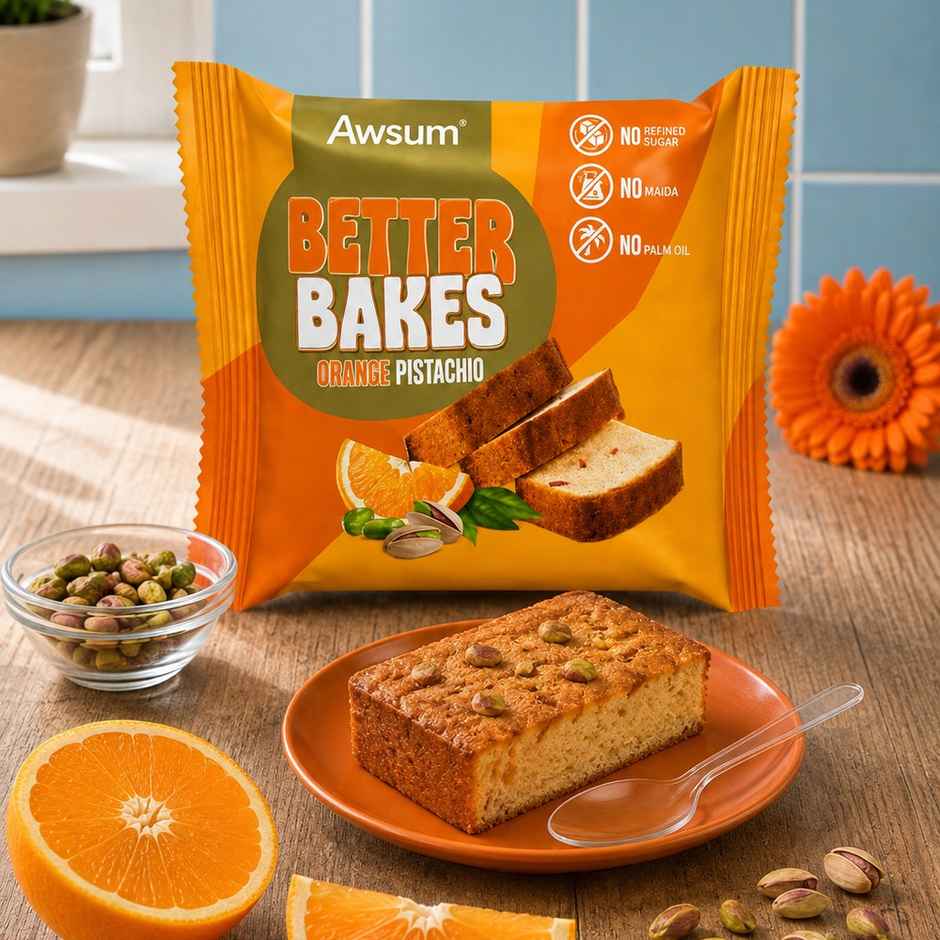 Awsum Better Bakes Orange Pistachio Cake | Bakery Delight
