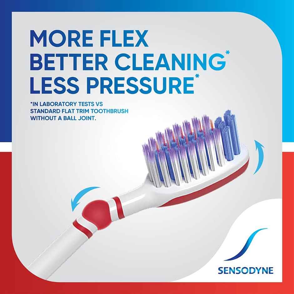 Sensodyne Toothbrush Sensitivity Gum Tooth Brush With Soft Bristles Flexible (Buy 2 Get 1 free)