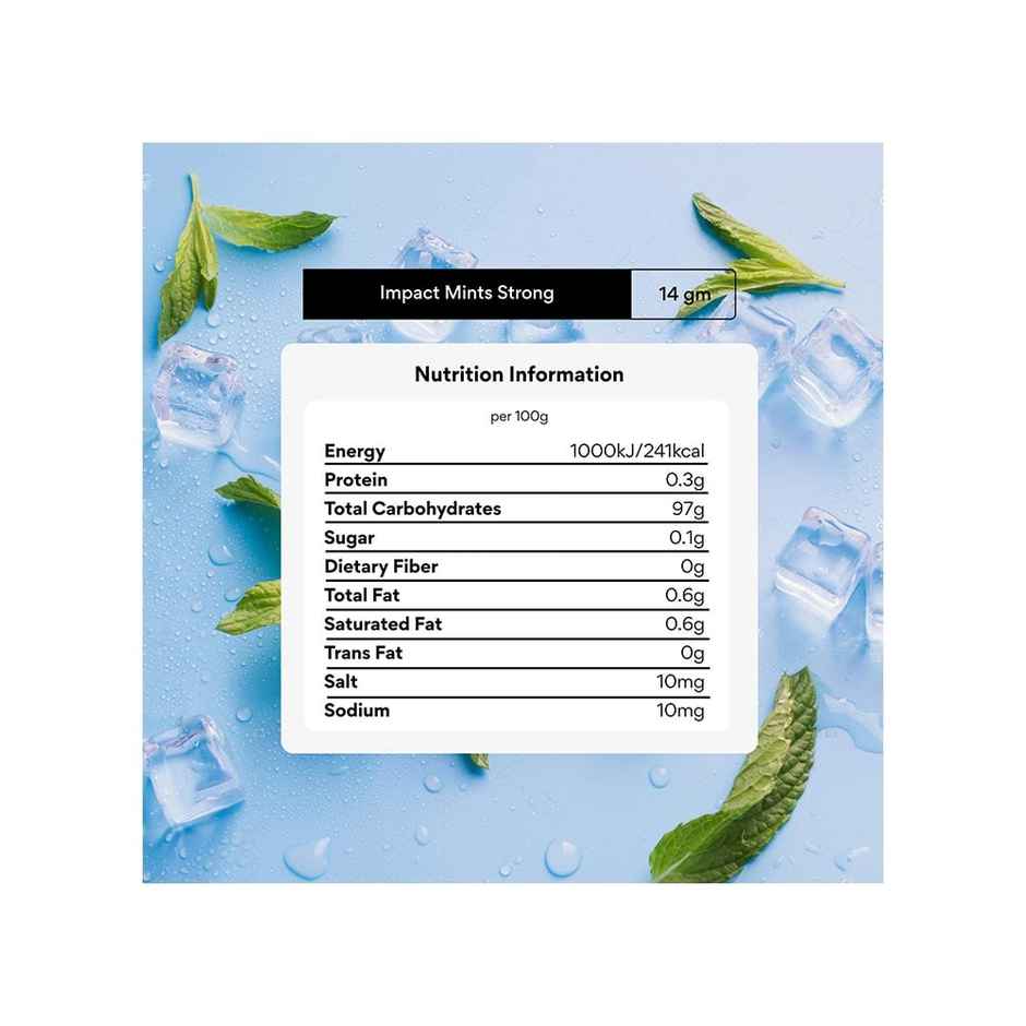 Impact Sugar Free Mint Strong Mint