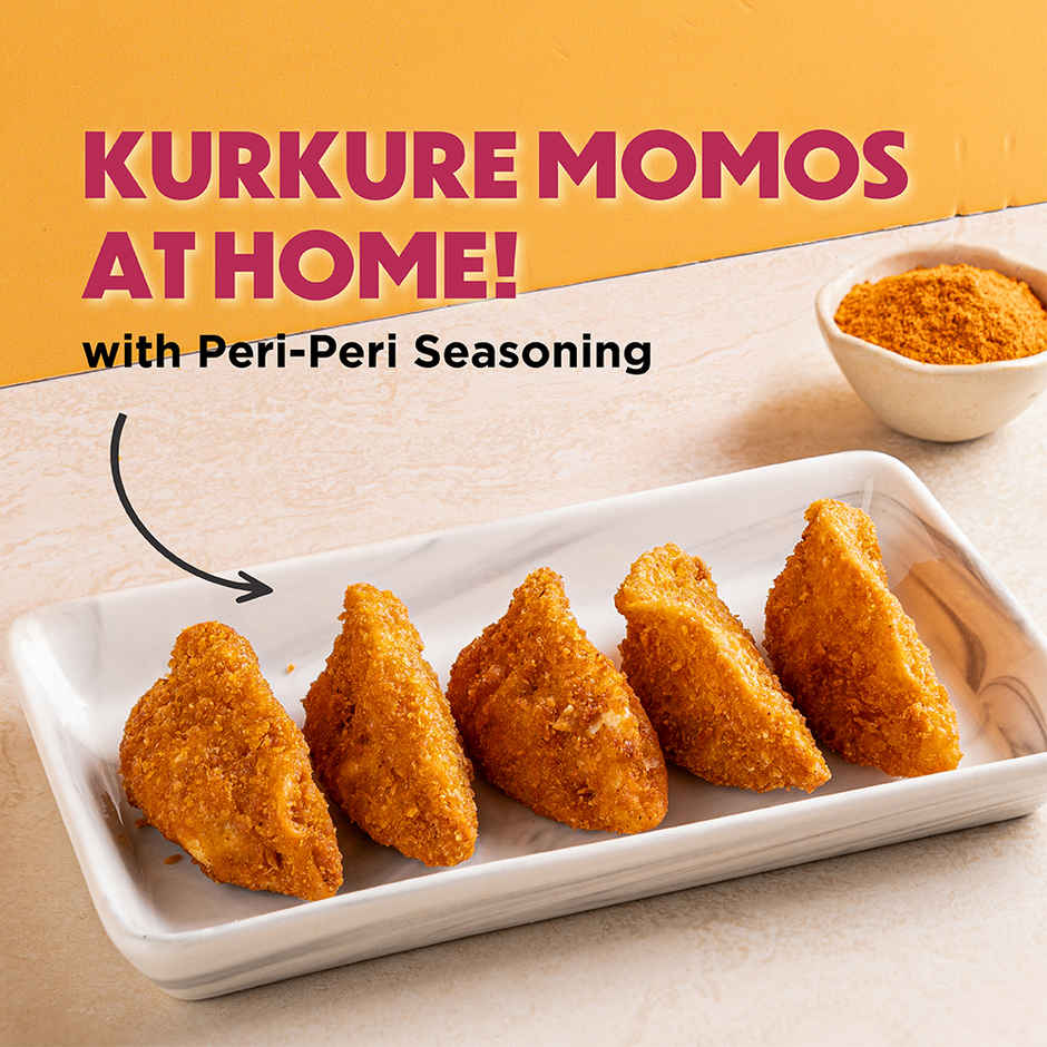 Prasuma Crunchy Chicken Momos - Kurkure Momos(380gms) & Prasuma Korean Fried Chicken - Spicy K-Bbq(275gms) Combo