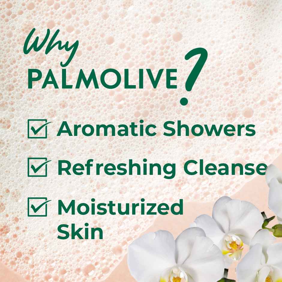 Palmolive Body Wash Luminous Oils Rejuvenating Shower Gel With 100% Natural Fig Oil & White Orchid Extracts