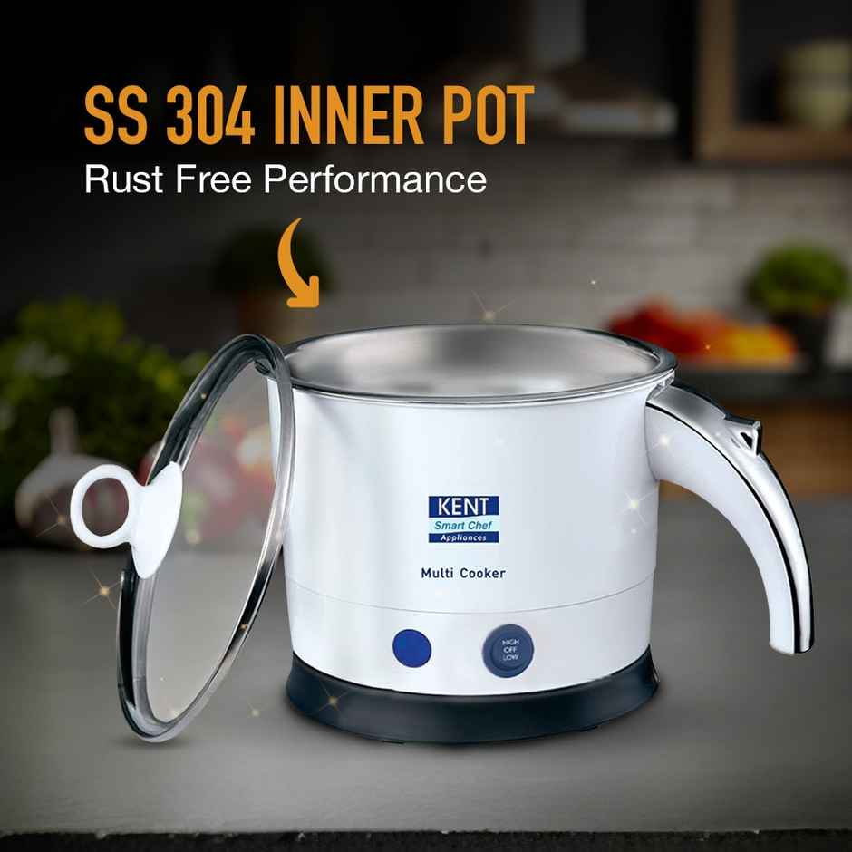 KENT 1.2 L Multicooker - Inner Stainless Steel Without Welding