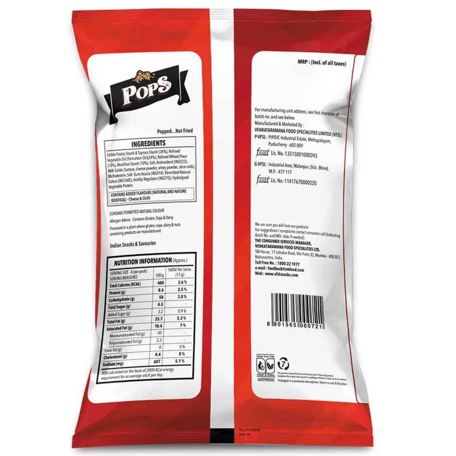 PIKNIK Cheese & Chilli Pops