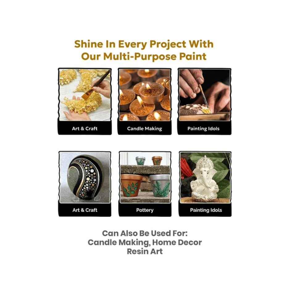 Granotone Venezia Metallic Paint | Silver, Gold