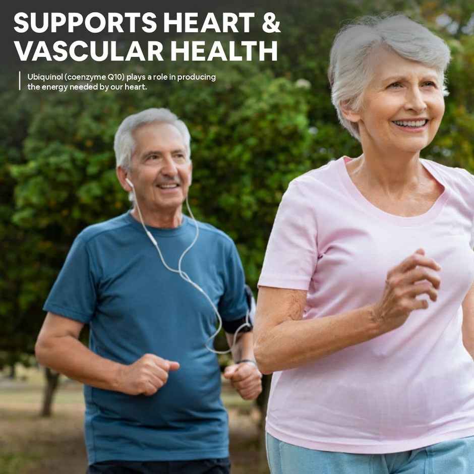 Carbamide Forte Coq10 Coenzyme Q10-120mg Capsule with Piperine 5mg Supplement 30 Veg Capsules