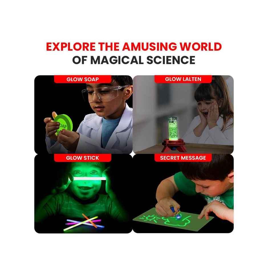 Smartivity Magical Glow In The Dark Science Experiment Kit