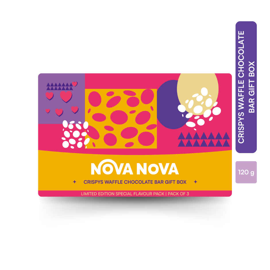 Nova Nova Waffle Crispys Chocolate Gift Box- Pack Of 3