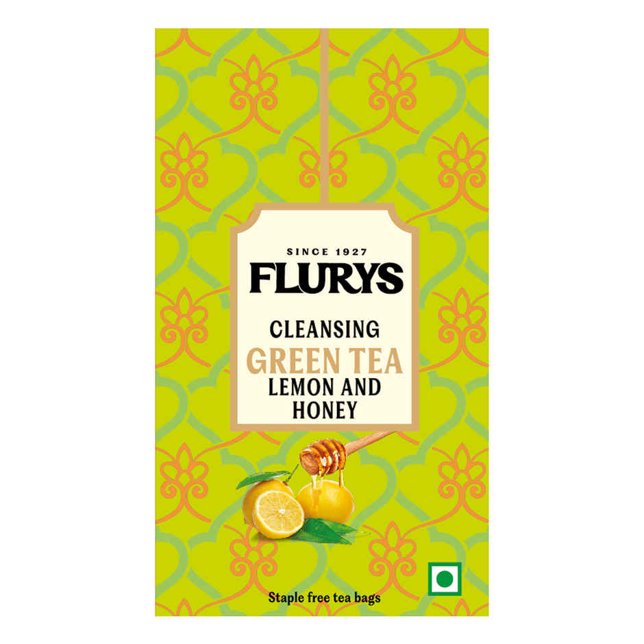Flurys Natural Cleansing Green Tea Lemon and Honey