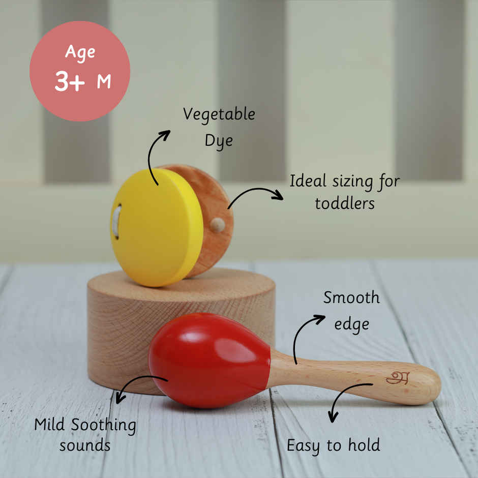 Ariro Toys Maraca and Clapper