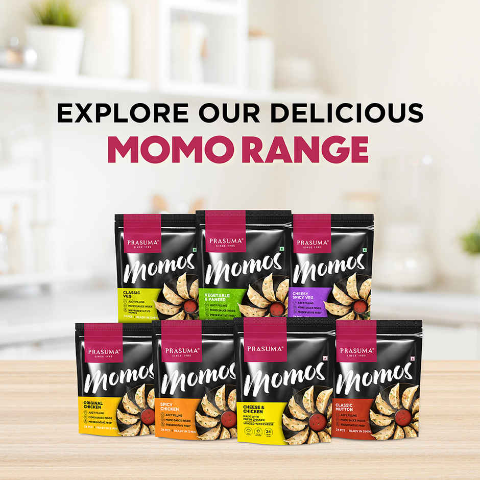 Prasuma Chicken & Cheese Momo