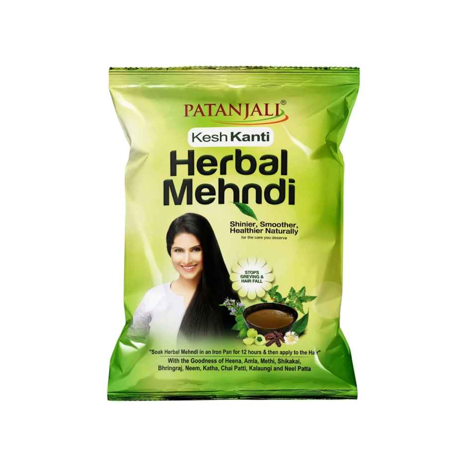 Patanjali Kesh Kanti Herbal Mehndi - Rich Colour Hair Mehndi Powder