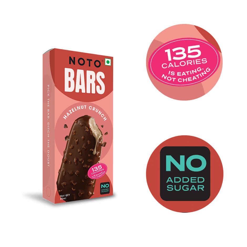 Noto Roasted Hazelnut Bar Ice Cream Stick Combo