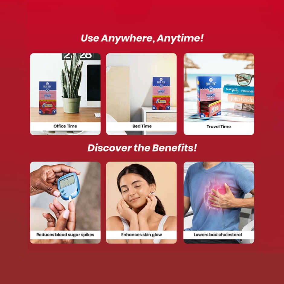 Blue Tea Hibiscus Flower Herbal Tea | Box