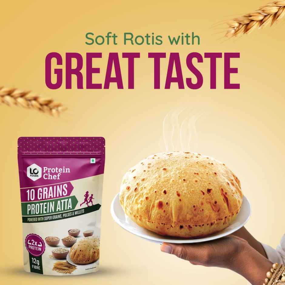 Protein Chef Double Protein Bread	 (270g) & Protein Chef Multigrain Atta (1kg) Combo
