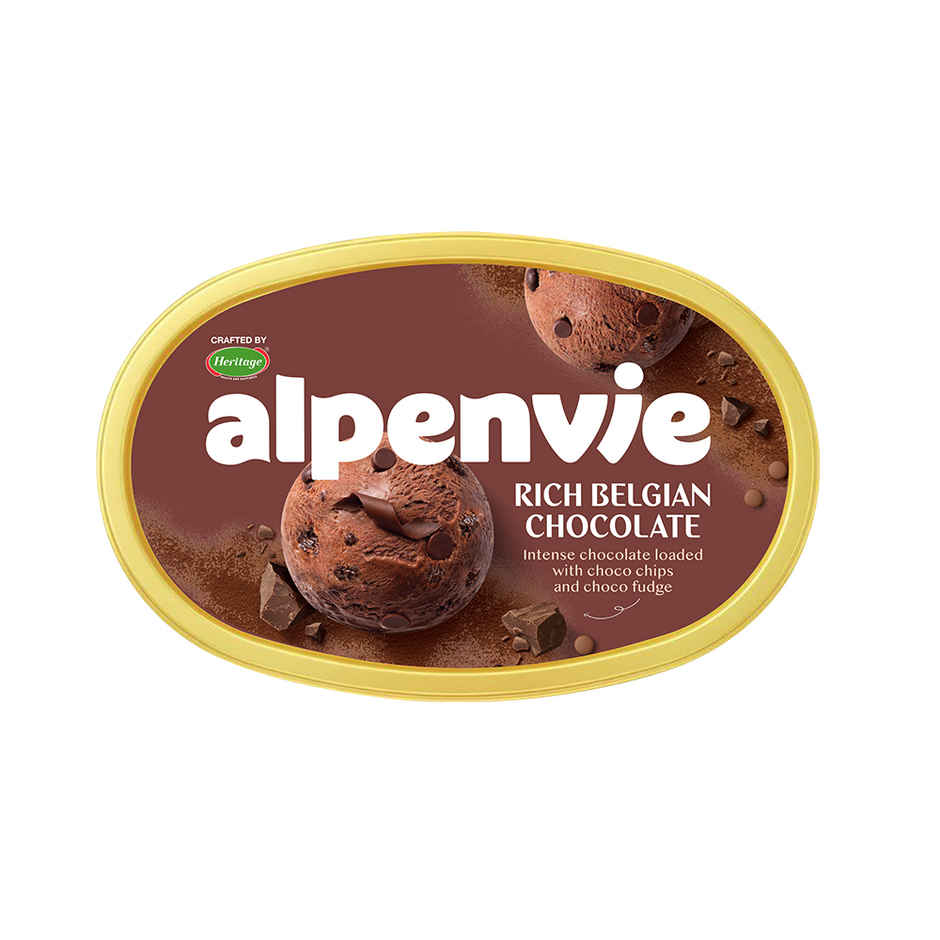 Heritage Alpenvie Belgian Chocolate Ice Cream Tub