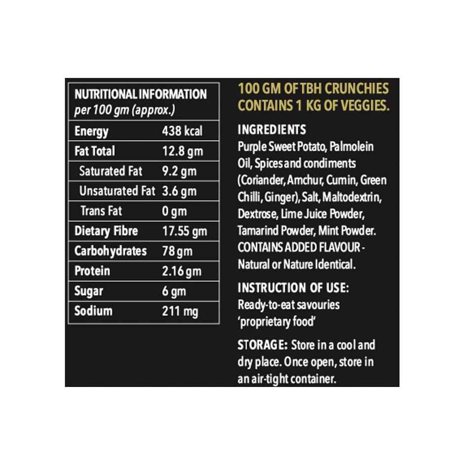 Purple Sweet Potato with Pani Puri Masala