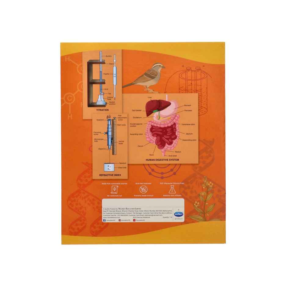 Navneet Youva | Hard Bound Combined SMART Practical Book Ruled&Plain sides (22 x 27 cm, 172 Pages)