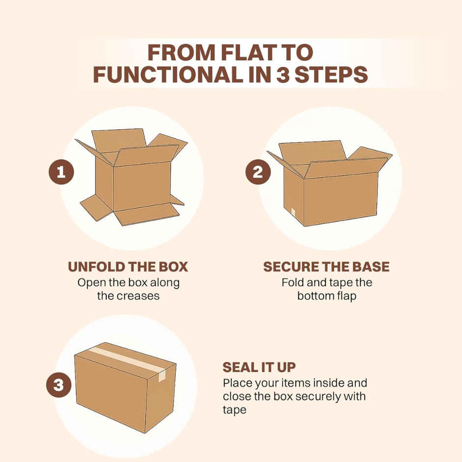 Se7en 5Ply Cardboard Boxes | 15x11x9 Inches