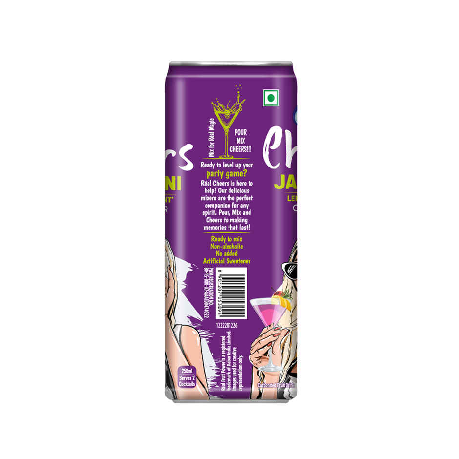 Real Cheers Jamuntini Cocktail Mixer | Ready & Convenient