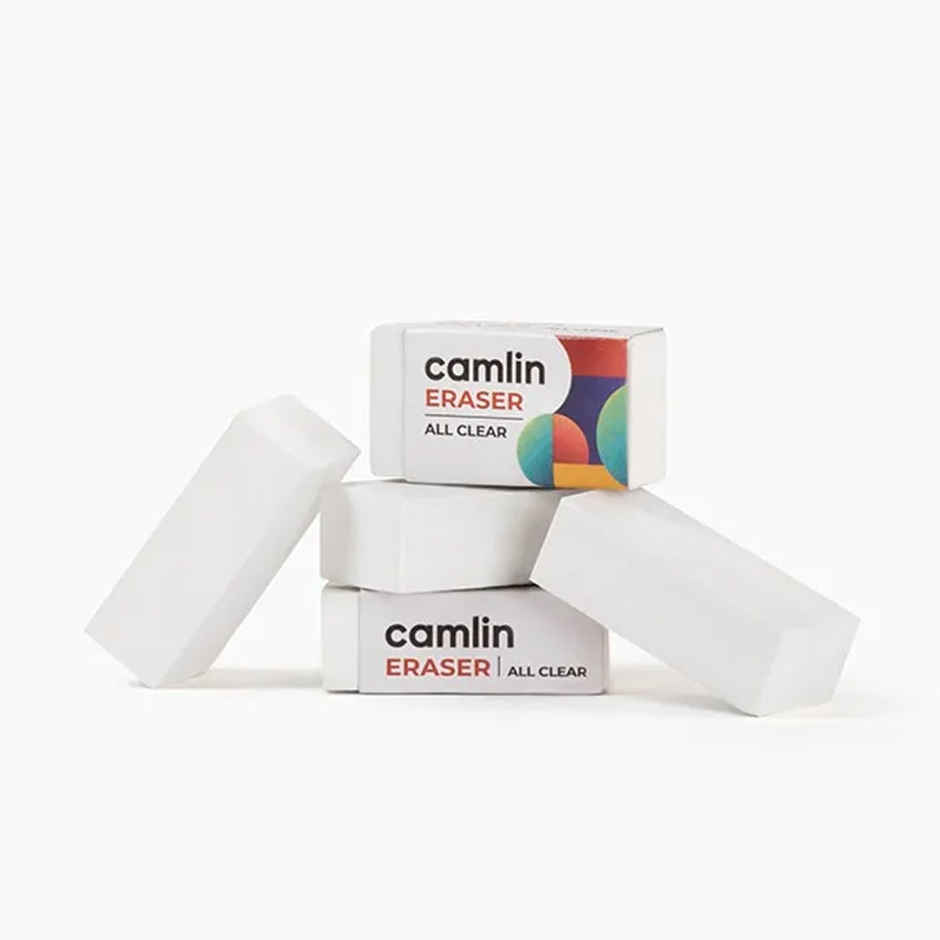 Camlin All Clear Erasers - Precise and Clean Erasing