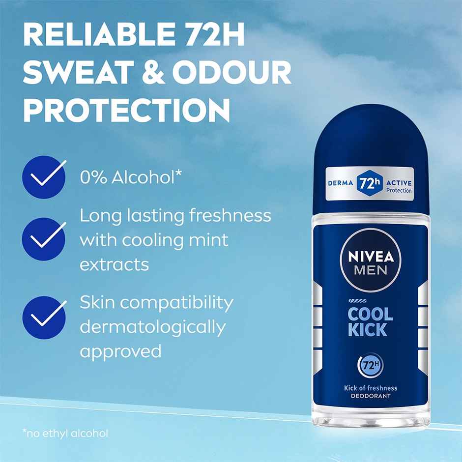 Nivea Men's Deodorant Roll On for Men