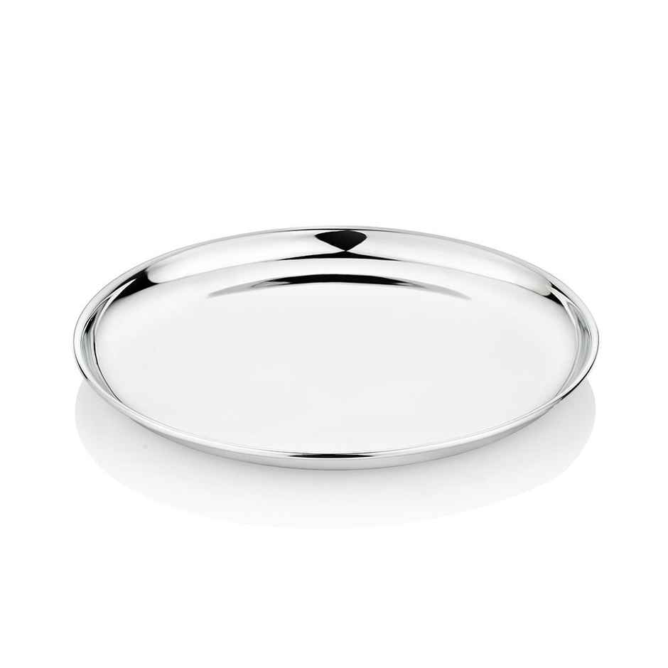 Steelera Stainless Steel Shallow Snacks Plate | Food Safe | 20 cm