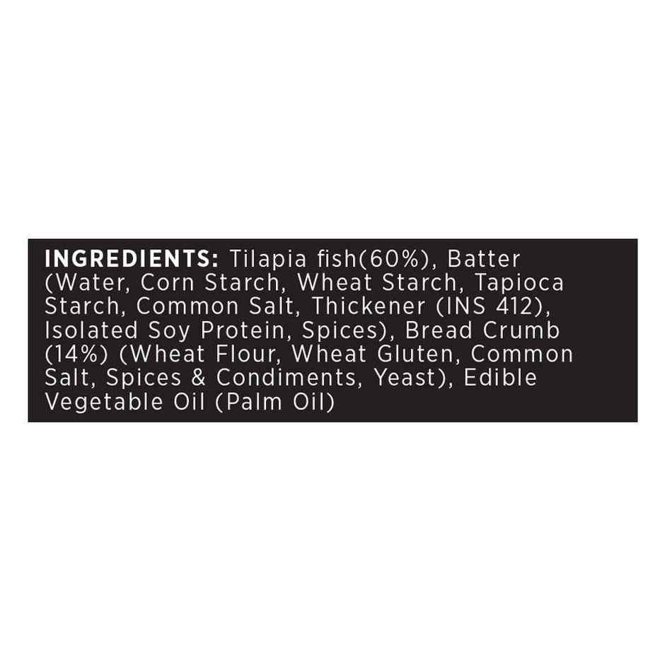 Gadre Tilapia Fish Fingers | No Added Preservatives | Frozen Seafood | Ready To Fry Non Veg Snack
