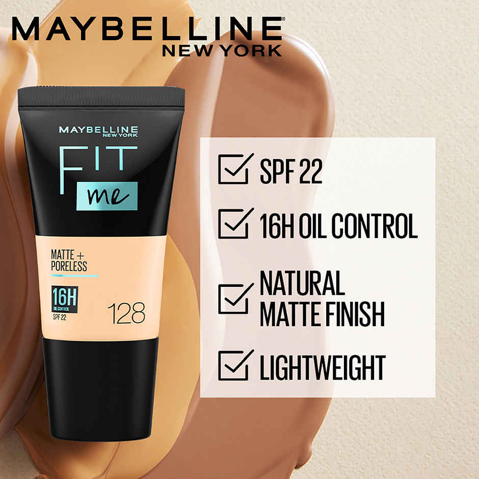 Maybelline New York Fit Me Matte+Poreless Liquid Foundation Tube 115 Ivory