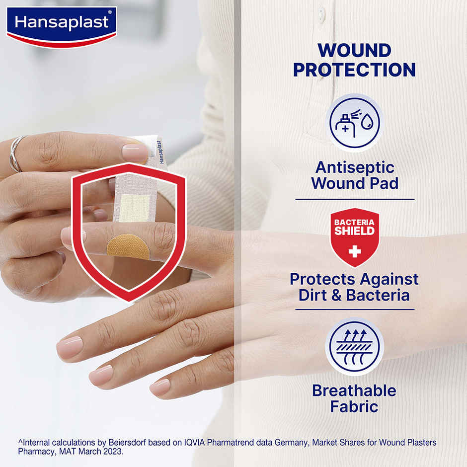 Hansaplast Regular Antiseptic Bandage Pack Of 20