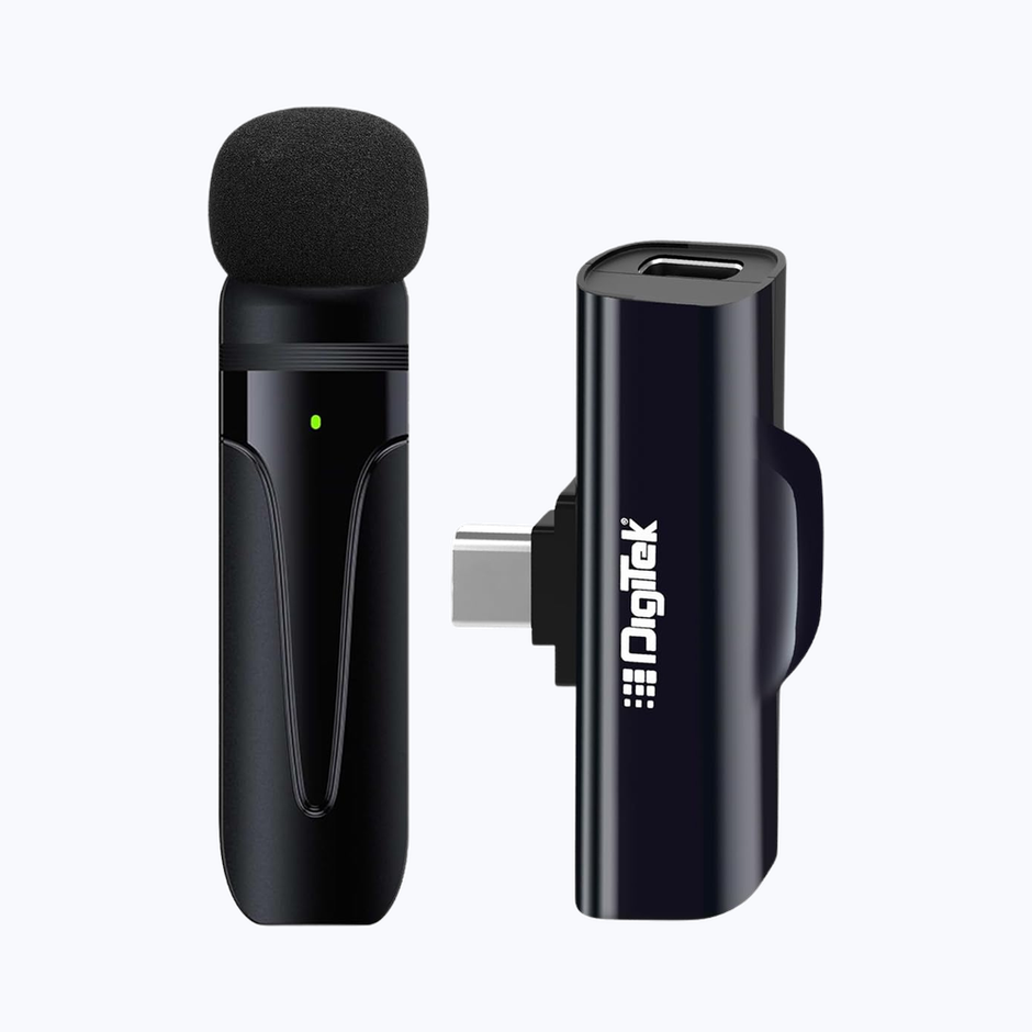 Digitek Dwm-001 Wireless Microphone & Receiver (Collar Mic)
