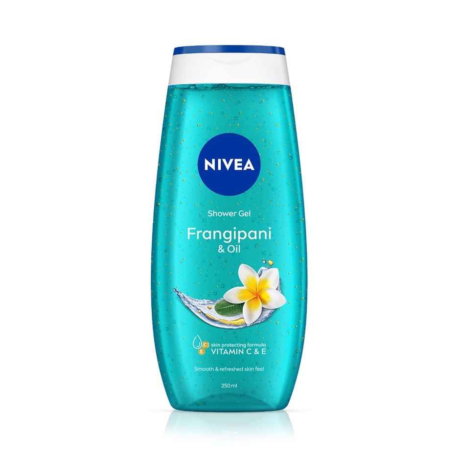 Nivea Frangipani & Oil Shower Gel (250ml) & Nivea Waterlily & Oil Shower Gel (250ml) & Nivea Shower Gel Lemon & Oil (250ml) Combo