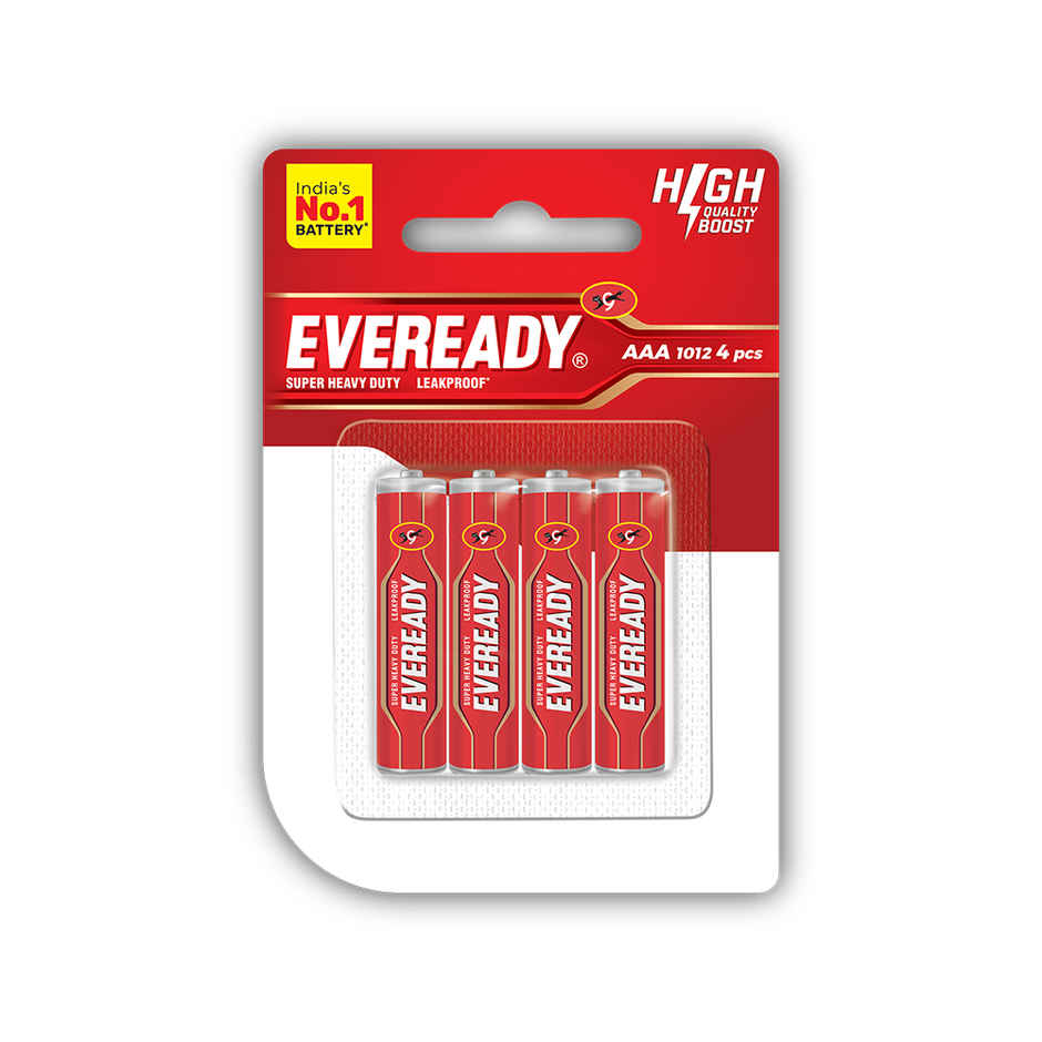 Eveready Carbon Zinc AAA 1012 R03 Battery