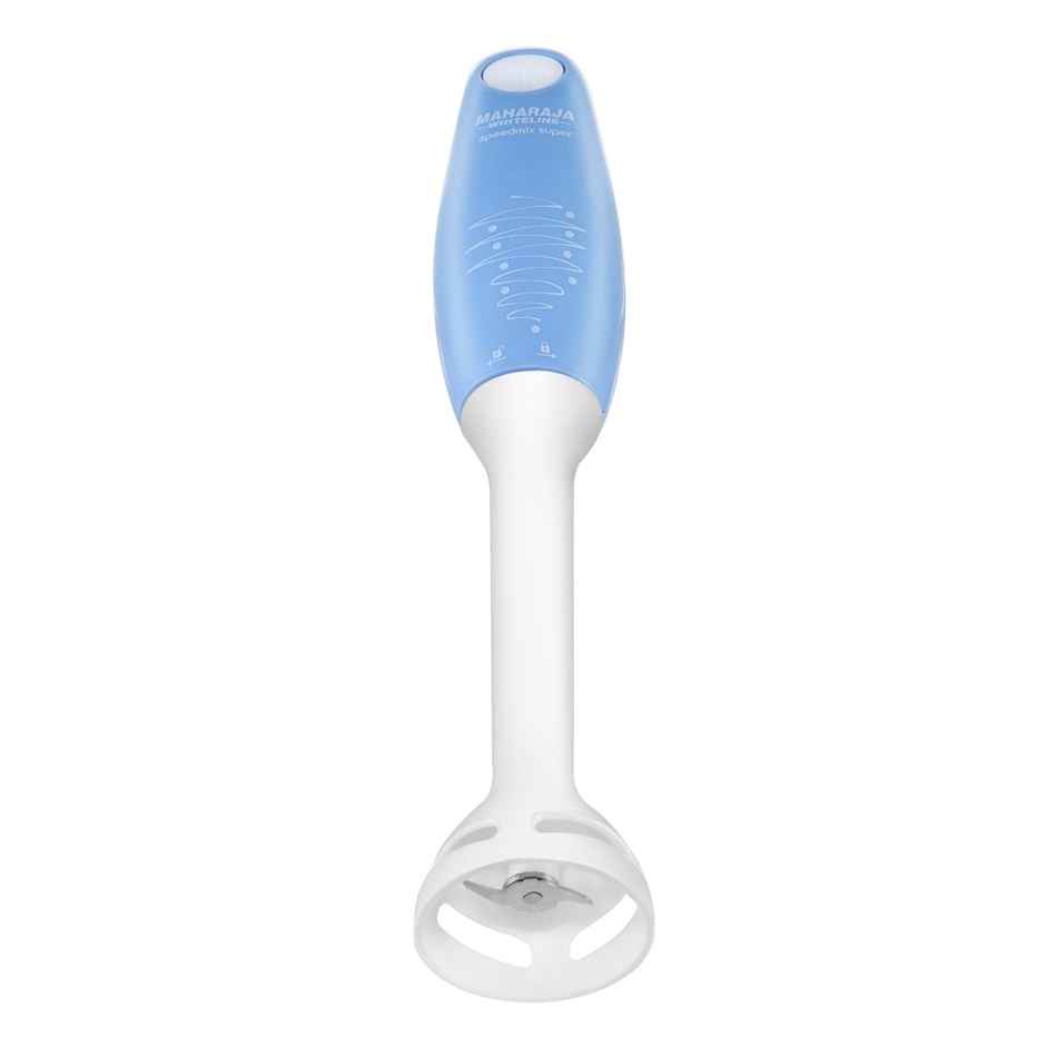 Maharaja Whiteline Hb-129 Speedmix Super Hand Blender 175 Watts,Stainless Steel Blades - Blue/ White