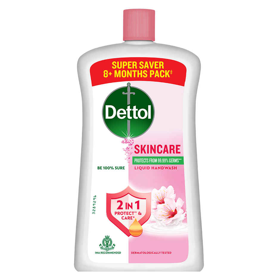 Dettol Skincare Hand Wash Refill | Moisturizing Handwash | pH Balance | Gentle on Skin