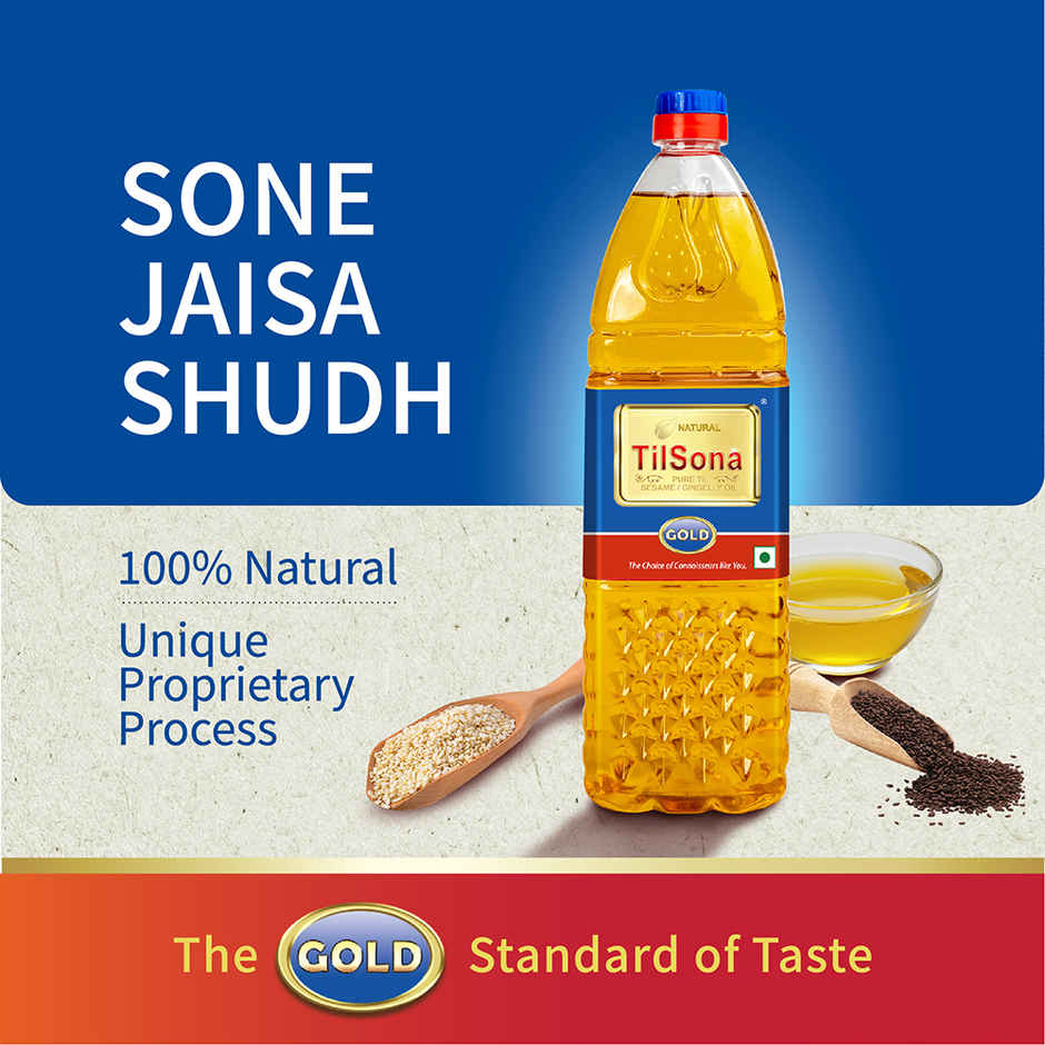 Tilsona Gold Sesame/Til Oil |  Pure & Natural Cooking Oil