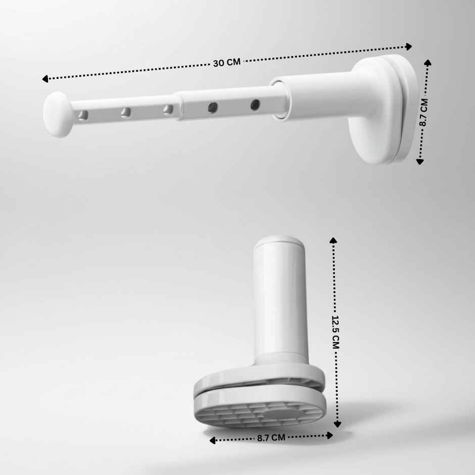 Se7en Adjustable Cloth Hanging Rack for Drying Clothes | Travel Laundry Stick with 5 Hanger Holes