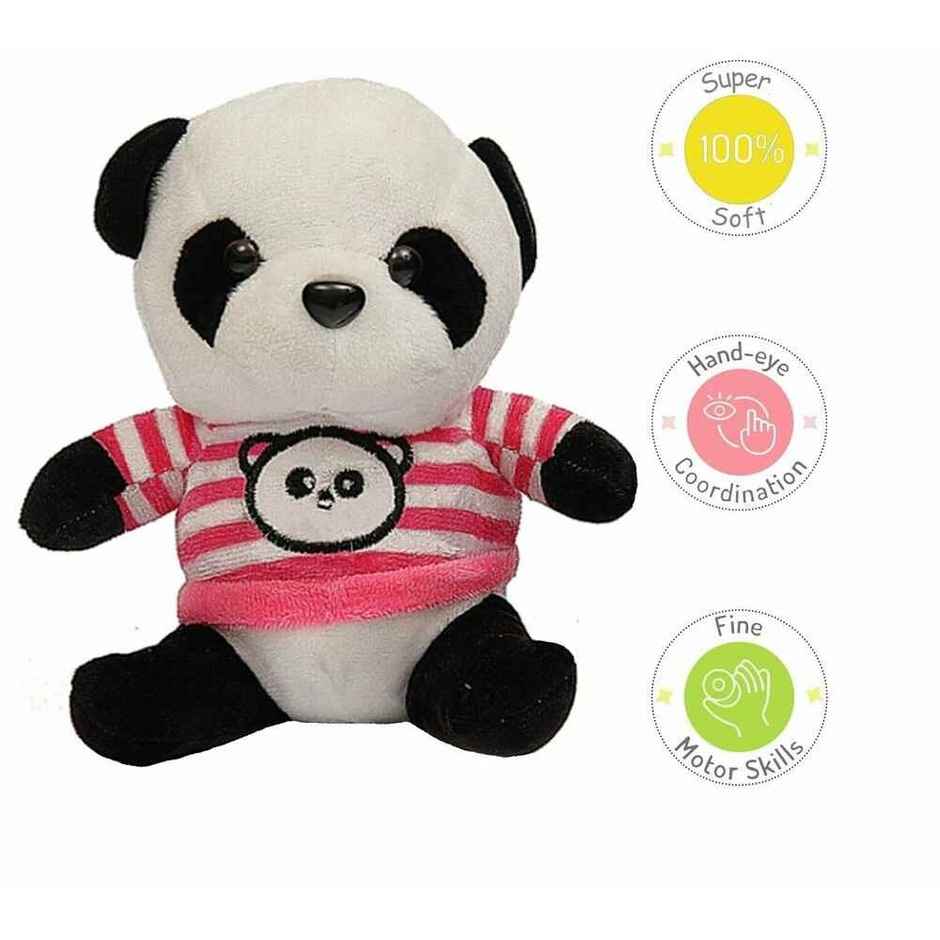 DearJoy Panda in Pink T-shirt 20 cm