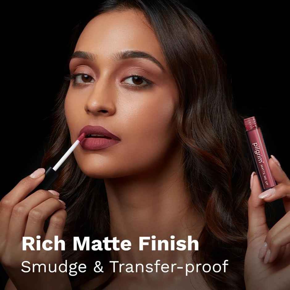 Pilgrim Matte Me Up! Liquid Lipstick - Blushin Nude